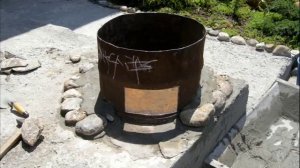 Уличный очаг за 1 день