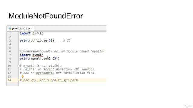 Module Search Path [Mastering 4 critical SKILLS using Python] смотреть онлайн