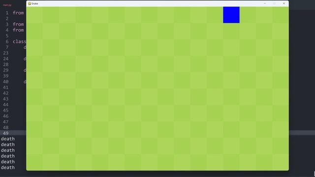Build a Snake Clone with Pygame #5 - Game Over & Reset смотреть онлайн
