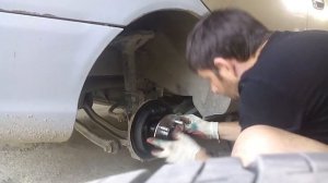 замена заднего ступичного подшипника хендай акцент