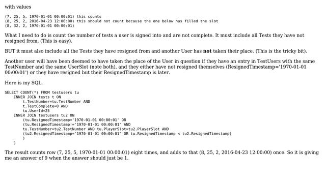 MySQL - A Count with INNER JOINS - that multiplies the result by 8 смотреть онлайн