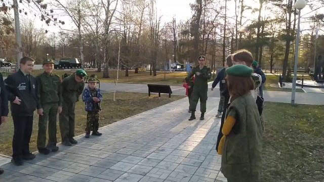 Строевая подготовка пограничников кадетов. смотреть онлайн