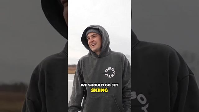 Unconventional Winter Fun Jet Skiing on Thick Ice! смотреть онлайн