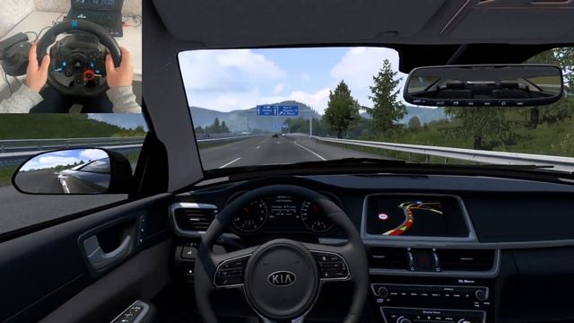 Kia Optima K5 | Euro Truck Simulator 2 | Logitech G29 Gameplay смотреть онлайн