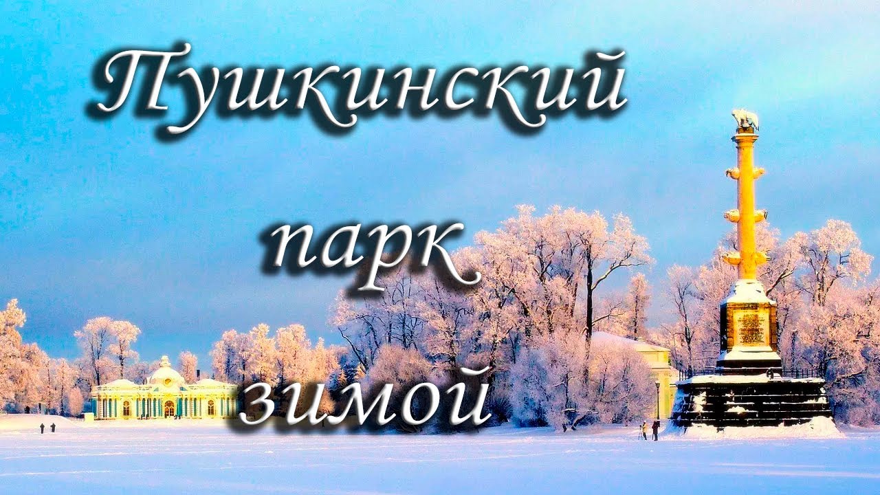Пушкинский Парк Пушкино Ленинградская область Санкт Петербург зимой смотреть онлайн