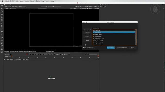 smartRecents for NUKE documentation смотреть онлайн