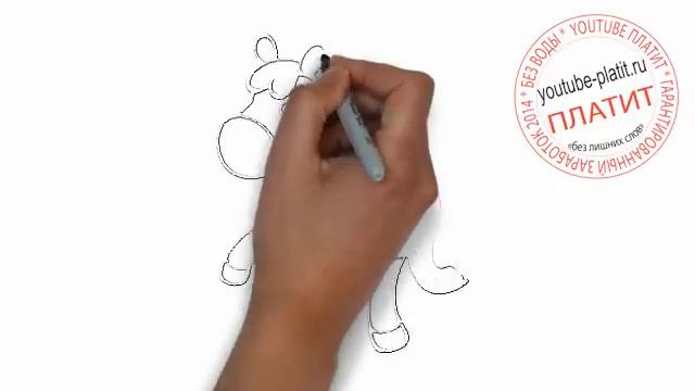 Учимся рисовать животных Как нарисовать бешеную пони поэтапно карандашом смотреть онлайн