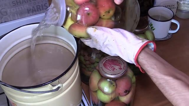 Как сделать вкусный компот из яблок на зиму в 3 литровых банках смотреть онлайн