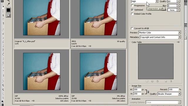 Сохранение и оптимизация для Web смотреть онлайн