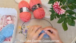 Самый востребованный узор для палантина Ажурный узор спицами для начинающих Для тех кто вяжет