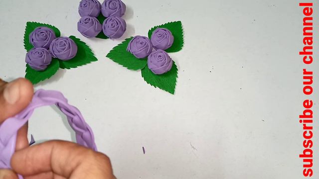 Simple Trick for Amazing Flower Making l Easy DIY Flower Making l Trick for Flower Making with Pape смотреть онлайн