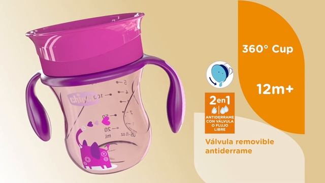 Chicco Línea Cups: 360° Cup 12m+ Pink смотреть онлайн