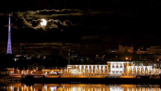 Восход Луны в Перми смотреть онлайн