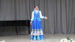 Как за Доном, за рекой.  Исполняет Кубекова Софья
