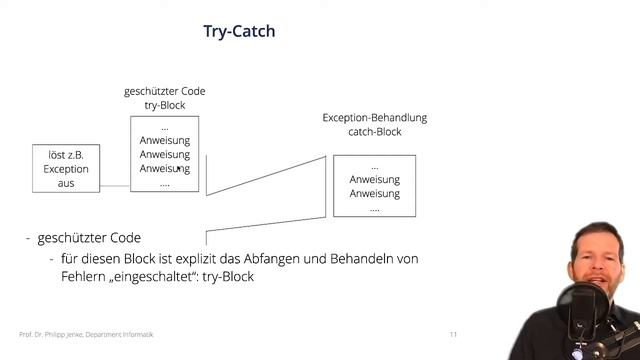 Programmiermethodik 1 und Programmiertechnik 5.7: Exceptions Werfen und Fangen смотреть онлайн