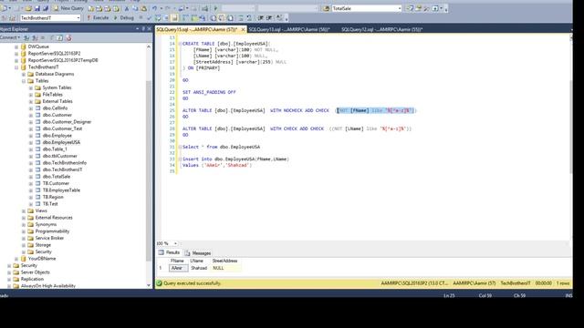 How to get List of Enabled / Disabled Check Constraint in SQL Server Database-SQL Server P86 смотреть онлайн