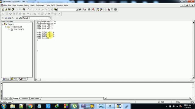 Switches And LEDs Interfacing To 8051 Simulation Is Proteus.