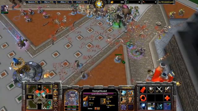 Warcraft 3 reforged beta! FOOTMEN FRENZY 5.4 AR-Shadow Shifter смотреть онлайн