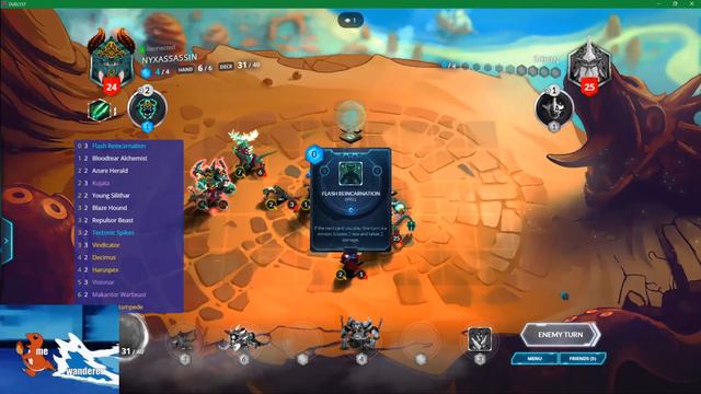 Duelyst - Sibon vs Nyxassassin смотреть онлайн