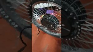 Электровелосипед своими руками мотор-колесо от электросамоката испиытание электро BMX часть 1