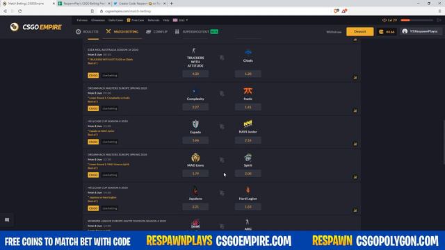 CSGO Betting Predictions - Complexity vs Fnatic, MAD Lions vs Spirit, and More! 06/08/20 смотреть онлайн