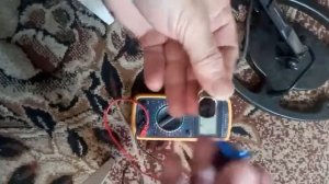 Проверка катушки для металлоискателя.