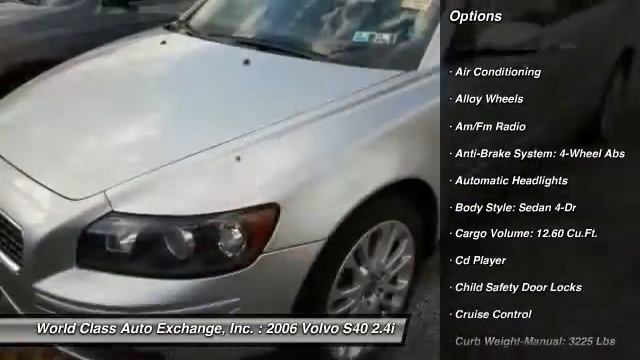 2006 Volvo S40 2.4i Lansdowne PA 19050