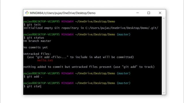 Install git in windows and upload your project in Github смотреть онлайн