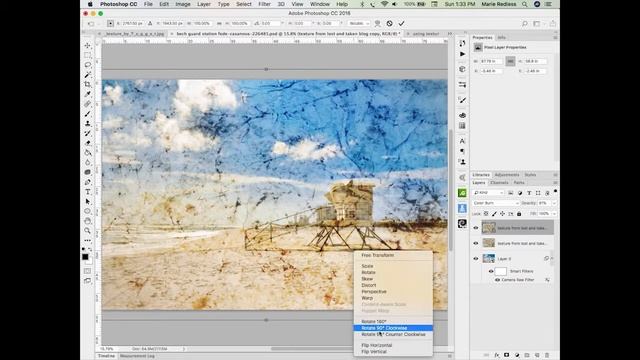 Using Textures in Photoshop смотреть онлайн