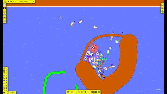 Numberblocks Pirates part 6 in Algodoo смотреть онлайн