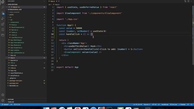 Hướng dẫn Hook: useDeferredValue() trong React 18 смотреть онлайн