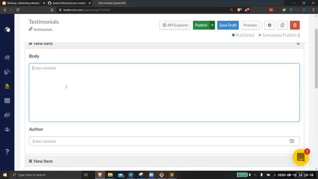 Building a Marketing Site Using ButterCMS Pt. 1 смотреть онлайн