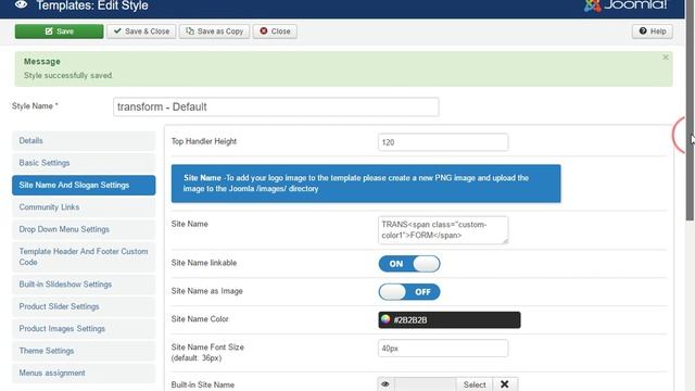 Transform Virtuemart Template Demo смотреть онлайн