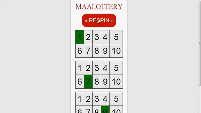 Lottery generator смотреть онлайн