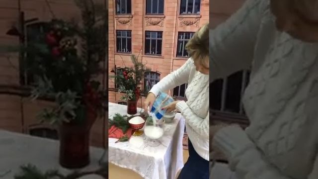 Мастер класс по созданию новогодней композиции от Елены смотреть онлайн