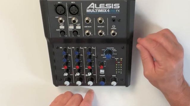 Alesis MultiMix 4 USB FX / 4 Channel Compact Studio Mixer смотреть онлайн