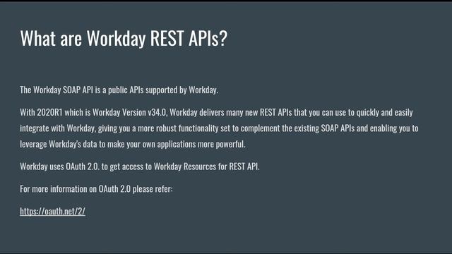 1 Introduction to Workday Integration смотреть онлайн