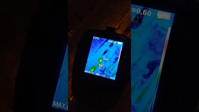 Тепловизор HT-18 видео работы в городе с балкона