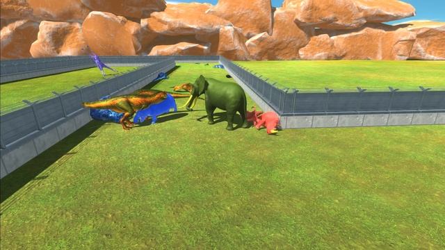 All Unit Color Cage Championship - Animal Revolt Battle Simulator смотреть онлайн