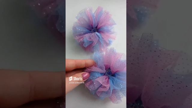 сиреневая нежность #канзаши#