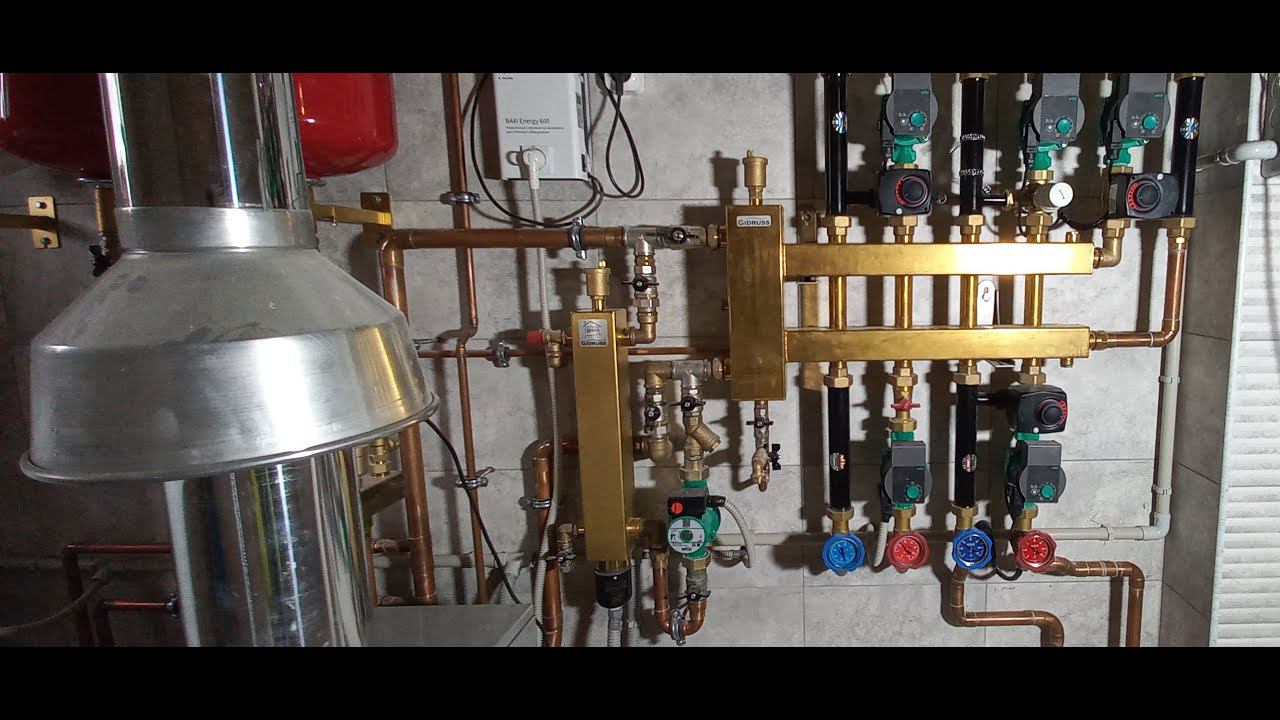 Золотая гидрострелка от Гидрусс в котельной от ТеплоВода. смотреть онлайн