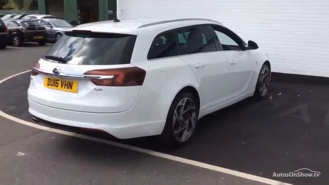 VAUXHALL INSIGNIA SRI NAV VX-LINE CDTI WHITE 2016 смотреть онлайн