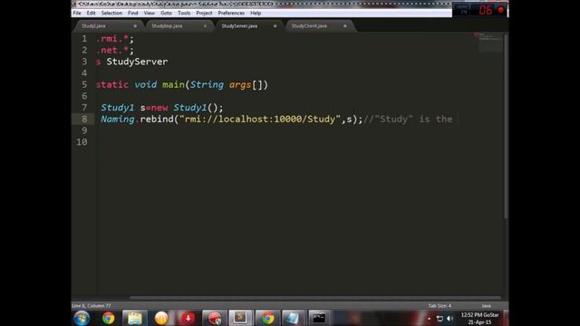 RMI (Remote Method Invocation) | Distributed Systems смотреть онлайн