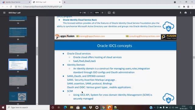 Oracle IDCS Concepts and Terminology for SAML, OAuth, OpenID Connect смотреть онлайн