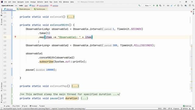 #33 - RxJava - Operators - concat - different than merge and flatMap? смотреть онлайн