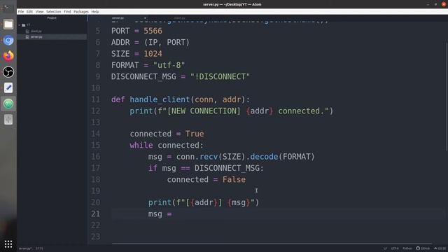 Multithreaded Client Server in Python || Socket Programming in Python смотреть онлайн