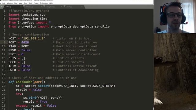 Python Control Server - Multiple Clients (5 of 8) смотреть онлайн
