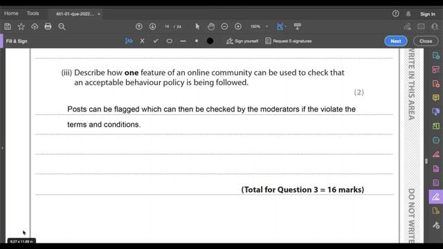 Edexcel iGCSE ICT 2022 Paper 1 Whole Paper смотреть онлайн