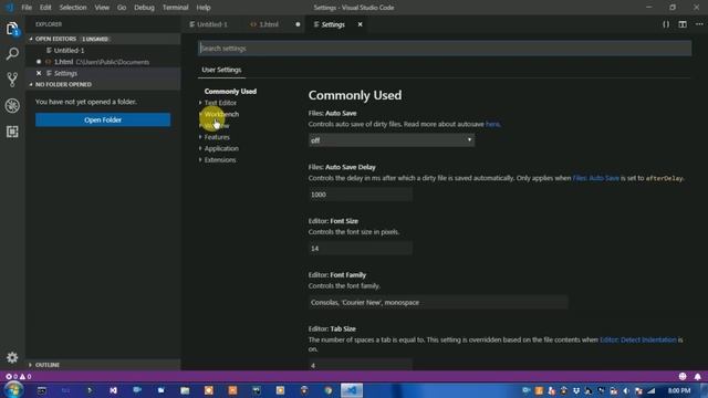 How to increase font size in visual studio code | increase font size in vs code смотреть онлайн