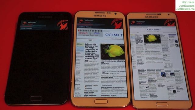 Семейство Samsung Galaxy Note. Benchmark:Vellamo смотреть онлайн